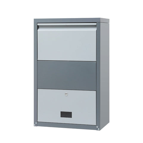 Gardeon Parcel Letterbox Drop Box Package Grey Chez Guru