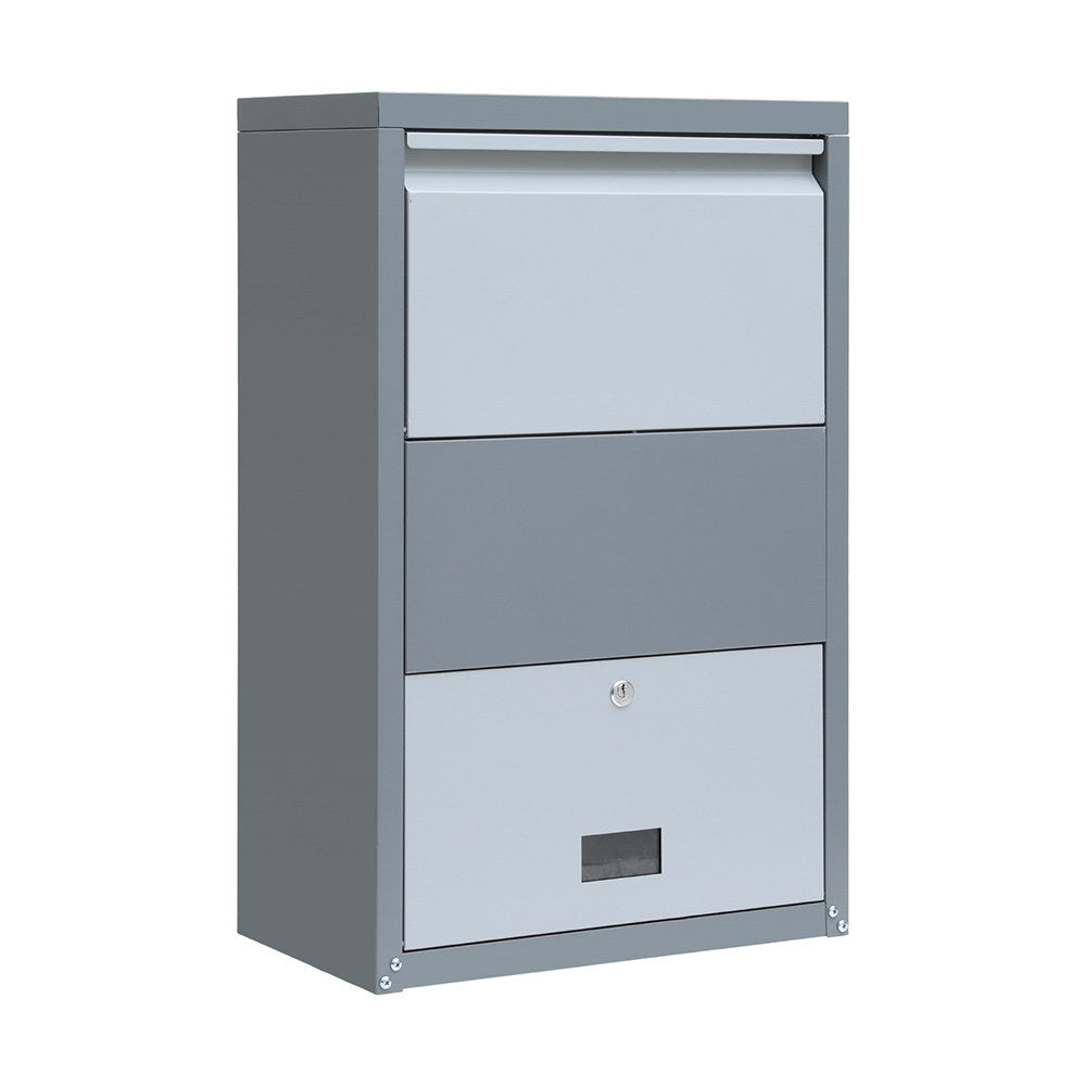 Gardeon Parcel Letterbox Drop Box Package Grey Chez Guru