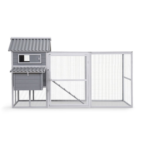 i.Pet Chicken Coop Rabbit Hutch Extra Large Wooden Run Bunny Cage Poultry House Outdoor
