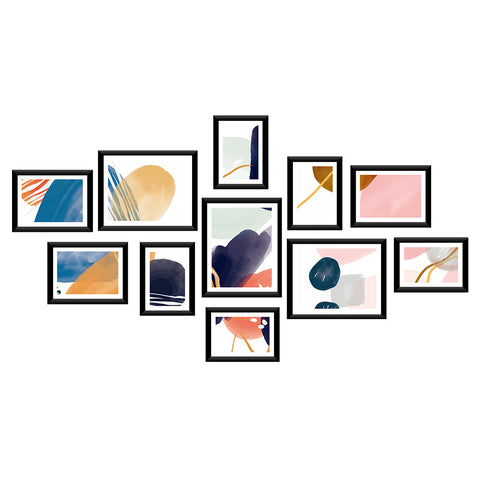Artiss Photo Frames Art Holder 11PCS 5x7" 6x8" 8x10" Black Chez Guru