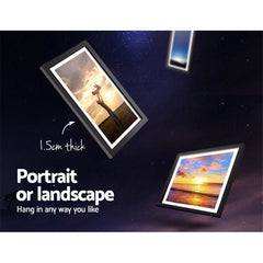 Artiss Photo Frames Art Holder 11PCS 5x7" 6x8" 8x10" Black Chez Guru
