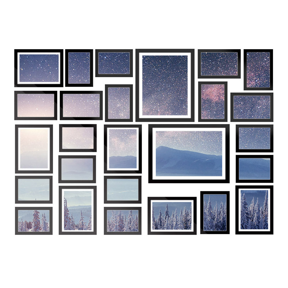 Artiss Photo Frames Art Holder 26PCS 8x10" 5x7" 4x6" 3.5x5" Black Chez Guru
