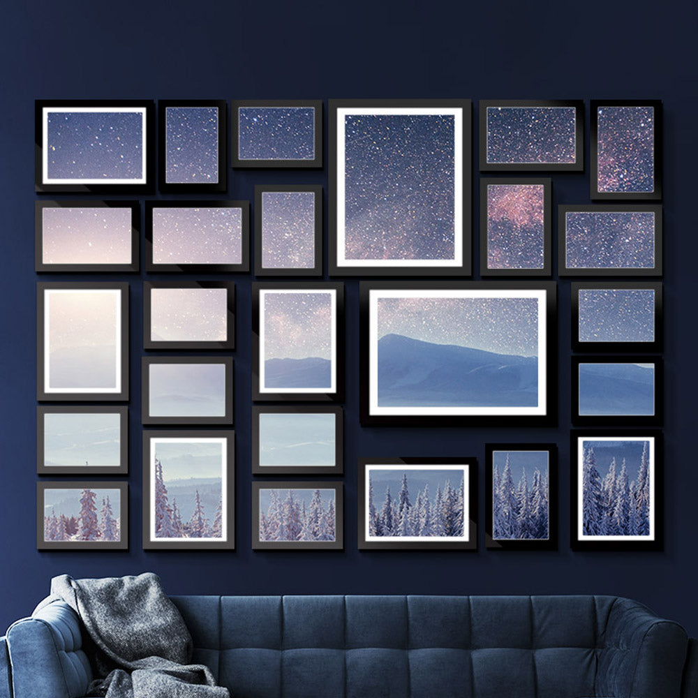 Artiss Photo Frames Art Holder 26PCS 8x10" 5x7" 4x6" 3.5x5" Black Chez Guru