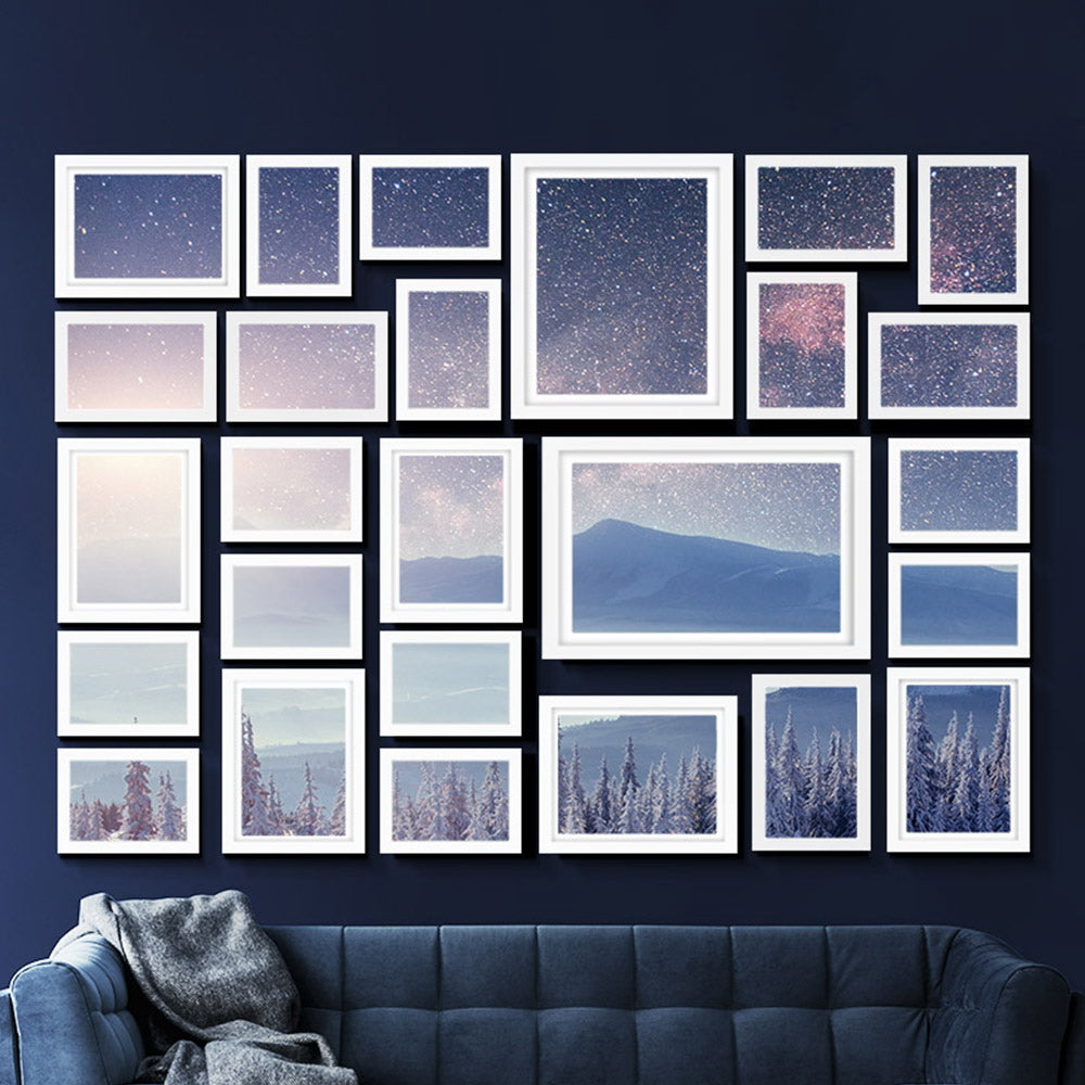 Artiss Photo Frames Art Holder 26PCS 8x10" 5x7" 4x6" 3.5x5" White Chez Guru