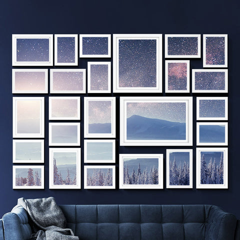 Artiss Photo Frames Art Holder 26PCS 8x10" 5x7" 4x6" 3.5x5" White Chez Guru
