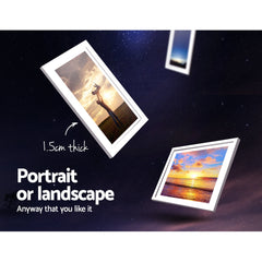 Artiss Photo Frames Art Holder 30PCS 8x10" 5x7" 4x6" 3.5x5" White Chez Guru