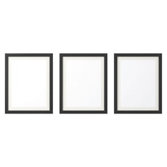 Artiss Photo Frame 3PCS Set Black Chez Guru