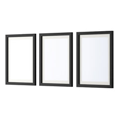 Artiss Photo Frame 3PCS Set Black Chez Guru