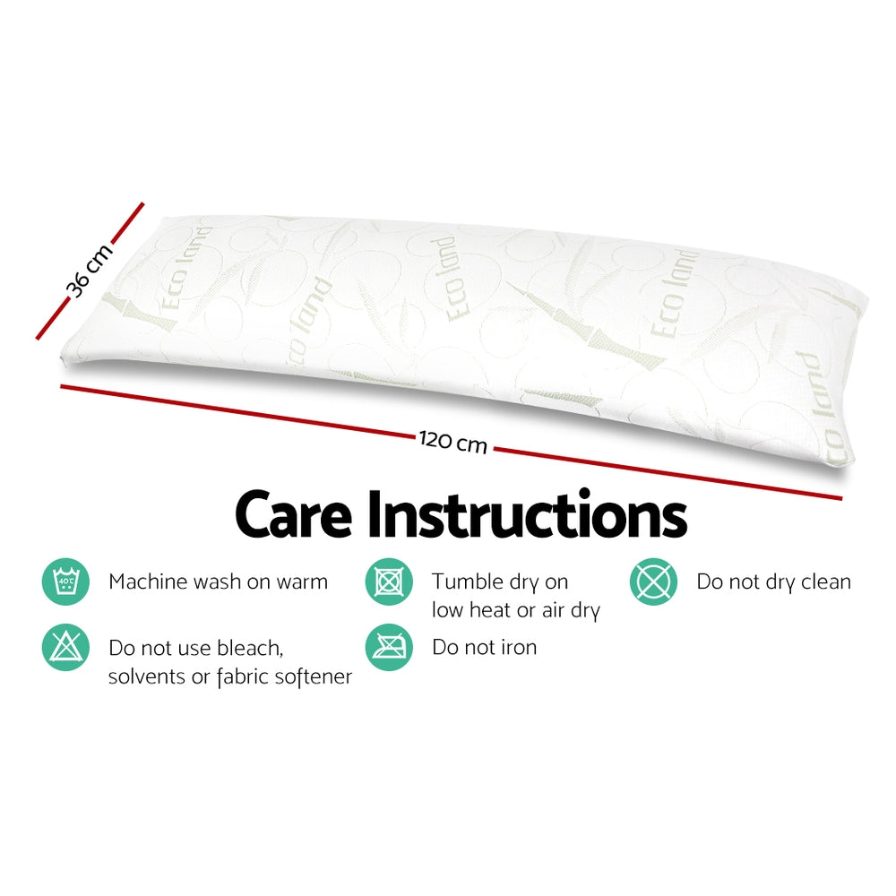 Giselle Bedding Body Support Pillow Bamboo Cover Chez Guru