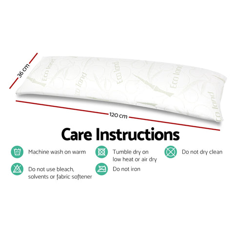 Giselle Bedding Body Support Pillow Bamboo Cover Chez Guru