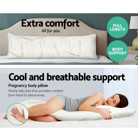 Giselle Bedding Body Support Pillow Bamboo Cover Chez Guru