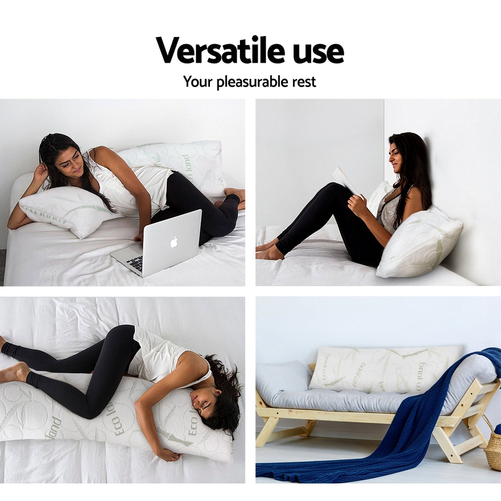Giselle Bedding Body Support Pillow Bamboo Cover Chez Guru