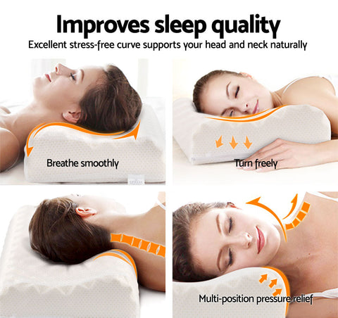 Giselle Bedding Natural Latex Pillow Twin Pack Chez Guru