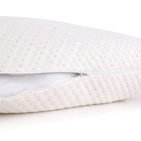 Giselle Bedding Memory Foam Pillow Bamboo Cover Twin Pack Chez Guru