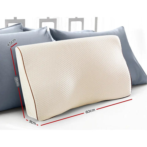 Giselle Bedding Memory Foam Contour Pillow Chez Guru