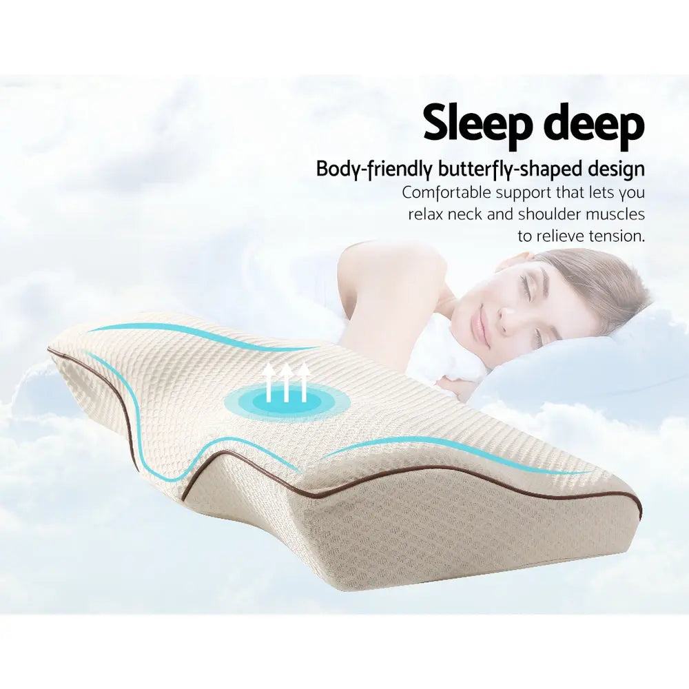 Giselle Bedding Memory Foam Contour Pillow Chez Guru