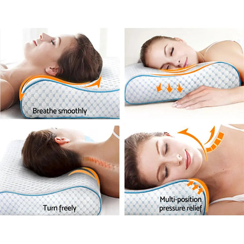 Giselle Bedding Memory Foam Contour Pillow Cool Gel Chez Guru