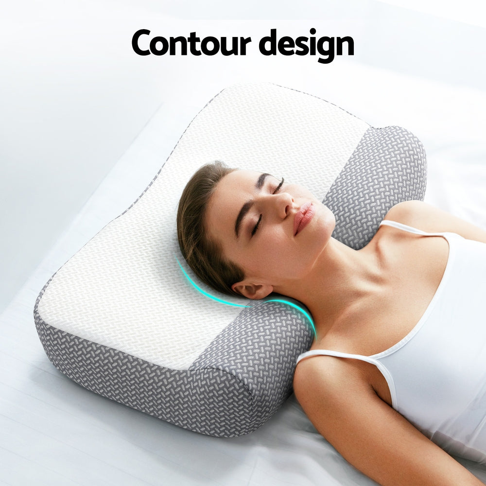 Giselle Contour Pillow Memory Foam Chez Guru