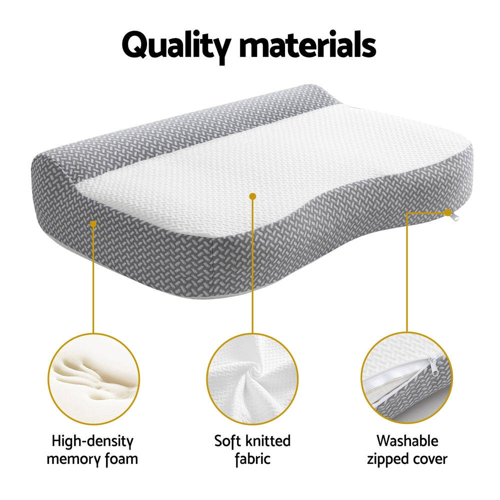 Giselle Contour Pillow Memory Foam Chez Guru