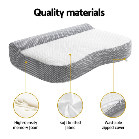 Giselle Contour Pillow Memory Foam Chez Guru
