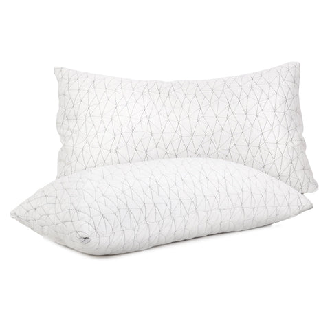 Giselle Bedding Memory Foam Pillow King Size Twin Pack Chez Guru