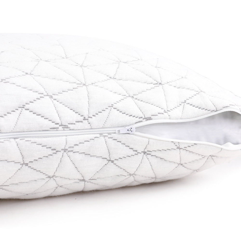 Giselle Bedding Memory Foam Pillow King Size Twin Pack Chez Guru