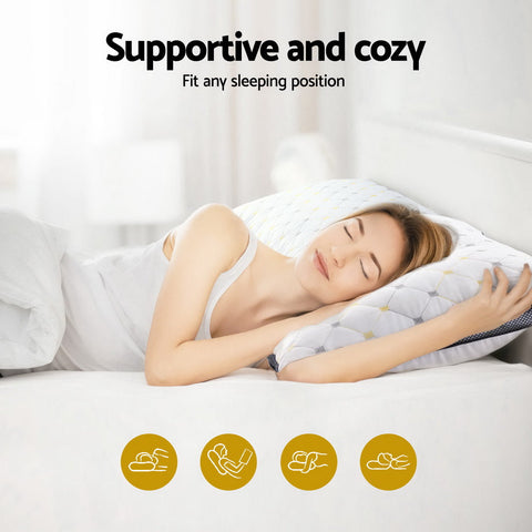 Giselle 2pcs Pillows Microfibre Chez Guru