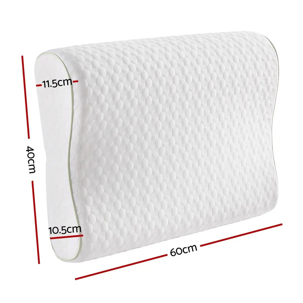 Giselle Memory Foam Pillow Contour Neck Chez Guru