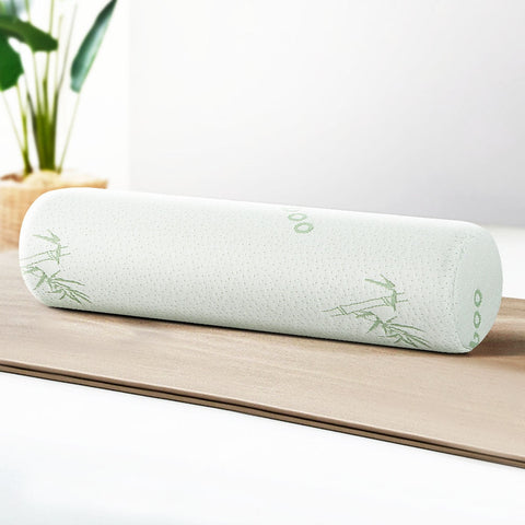 Giselle Bedding Memory Foam Neck Roll Pillow Bamboo Cover Chez Guru