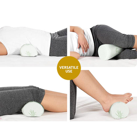 Giselle Bedding Memory Foam Neck Roll Pillow Bamboo Cover Chez Guru