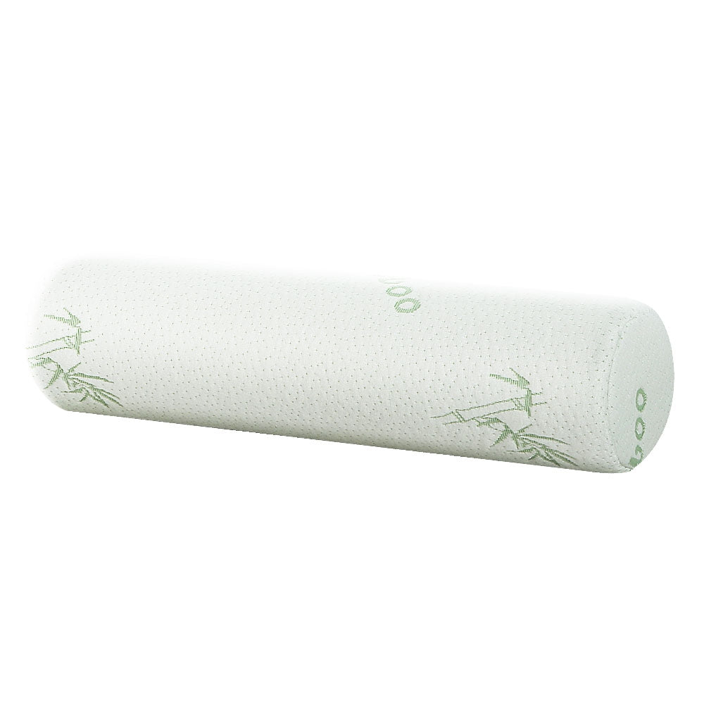 Giselle Bedding Memory Foam Neck Roll Pillow Bamboo Cover Chez Guru