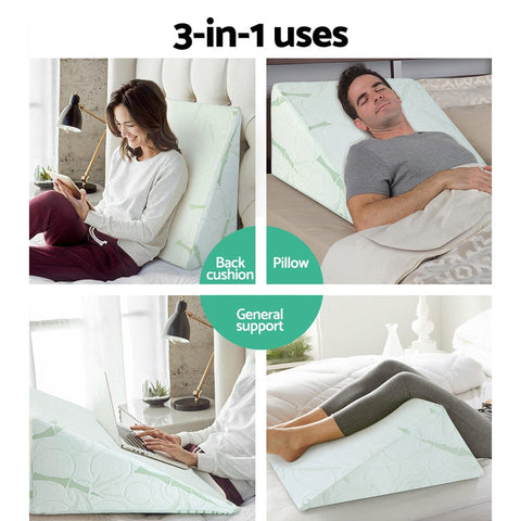 Giselle Bedding Wedge Pillow Bamboo Cover Chez Guru