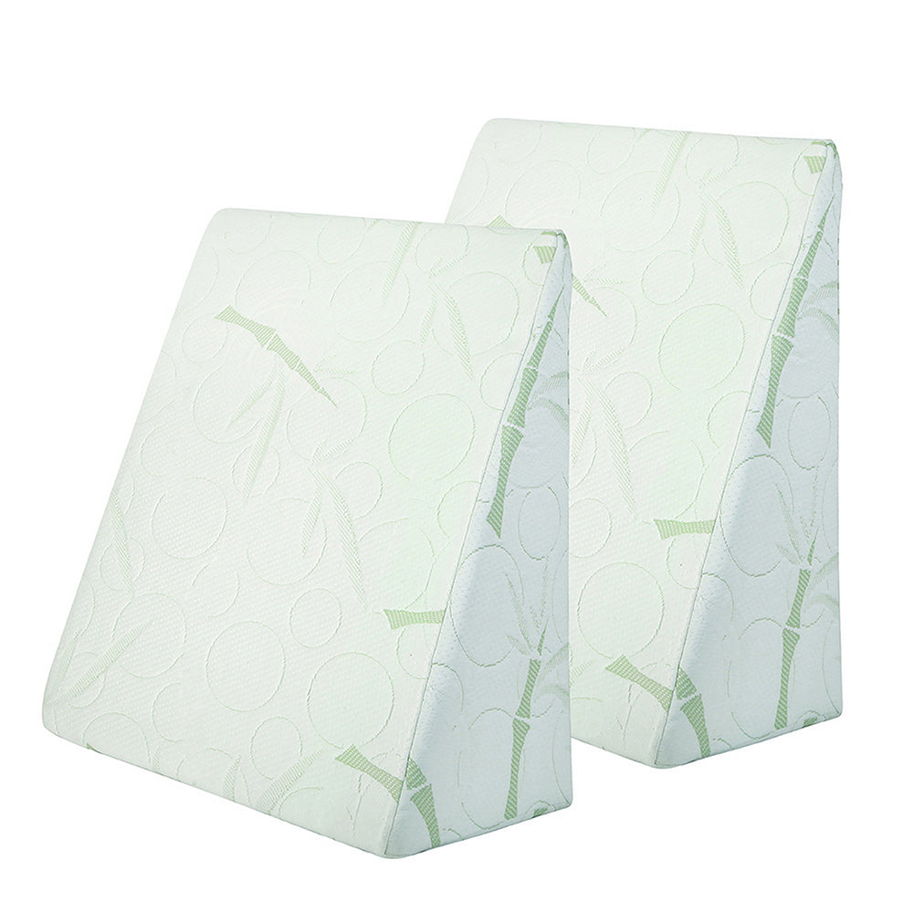 Giselle Bedding Wedge Pillow Bamboo Cover Twin Pack Chez Guru