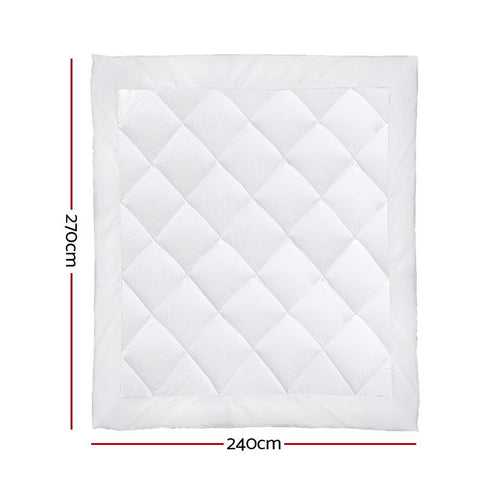 Giselle Bedding 700GSM Microfibre Bamboo Quilt Super King Chez Guru