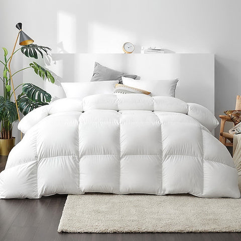 Giselle Bedding 700GSM Duck Down Feather Quilt Queen Chez Guru