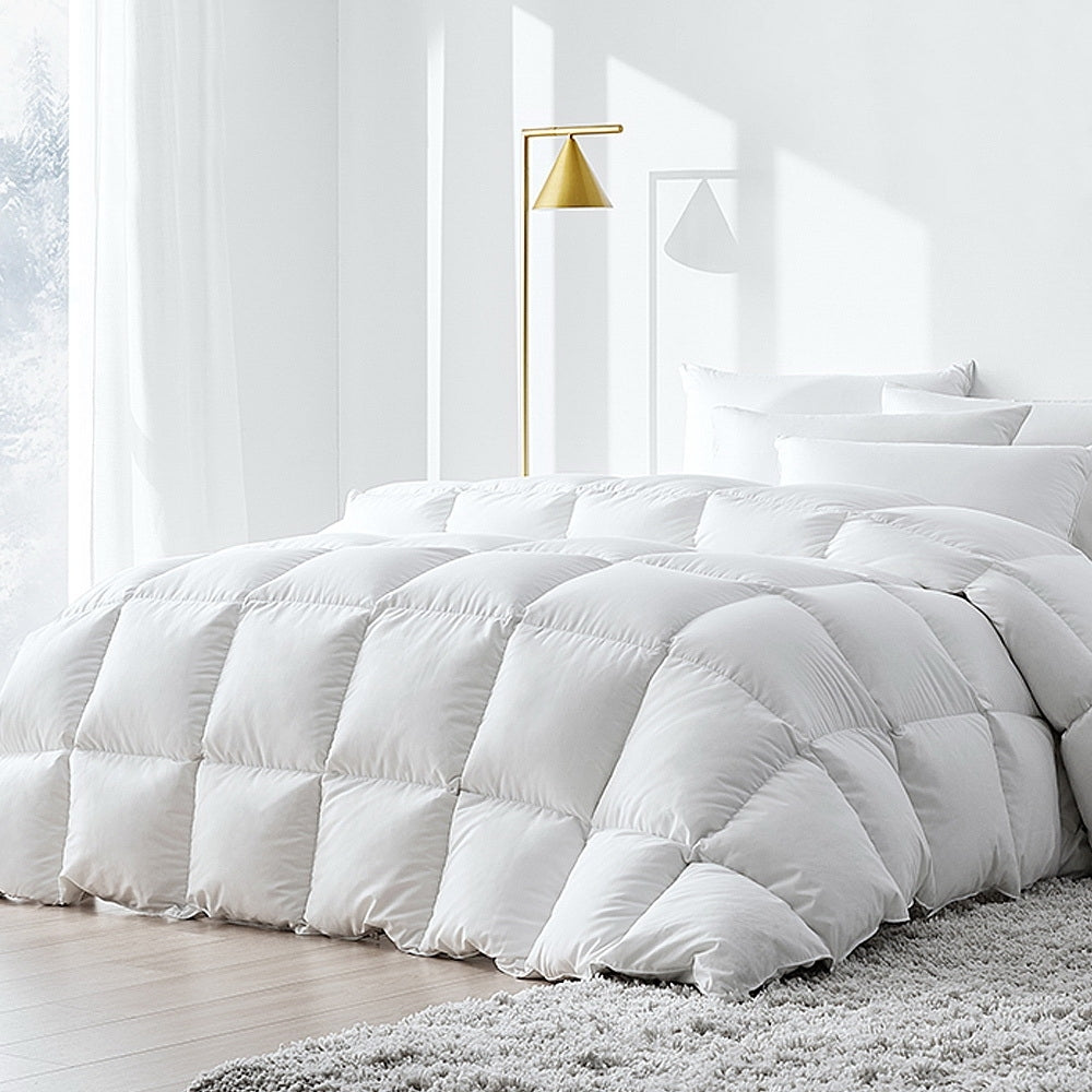 Giselle Bedding 500GSM Duck Down Feather Quilt King Chez Guru