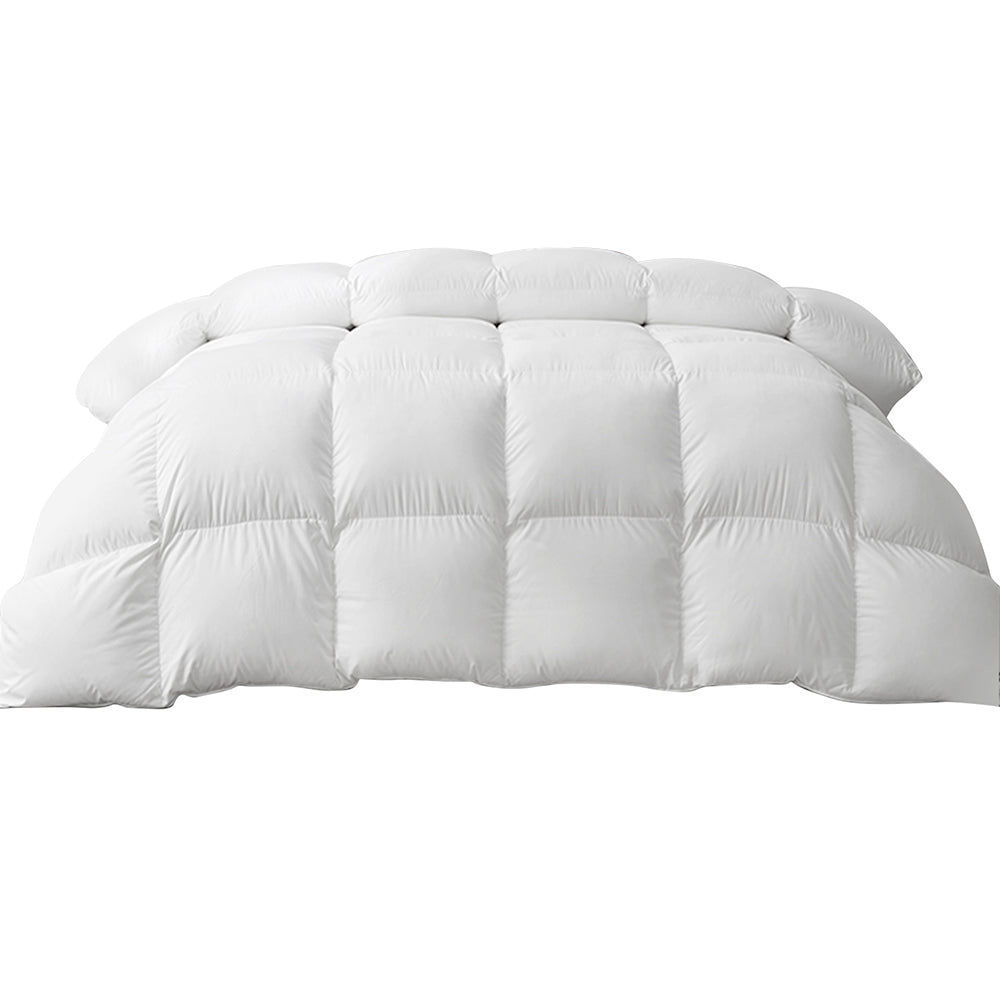 Giselle Bedding 500GSM Duck Down Feather Quilt Super King Chez Guru