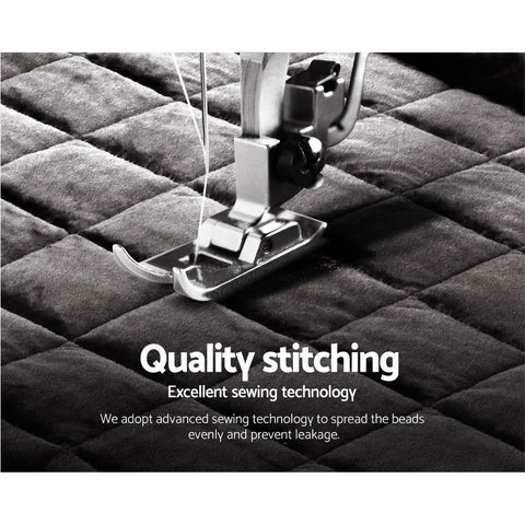 Giselle Bedding Faux Mink Quilt Charcoal Queen Chez Guru
