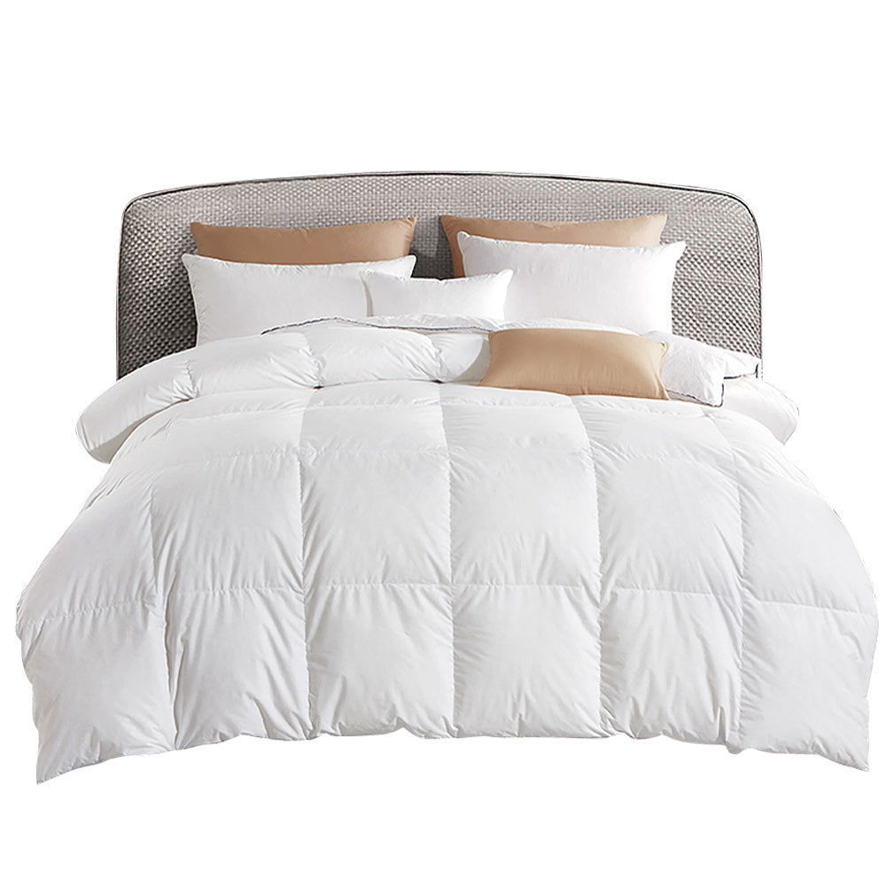 Giselle Bedding 700GSM Goose Down Feather Quilt Double Chez Guru