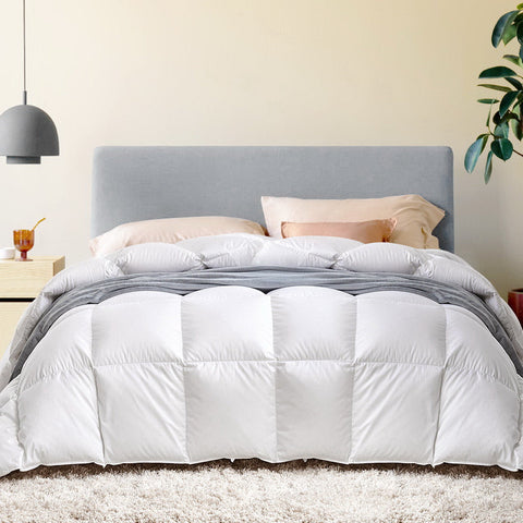 Giselle Bedding 500GSM Goose Down Feather Quilt Super King Chez Guru