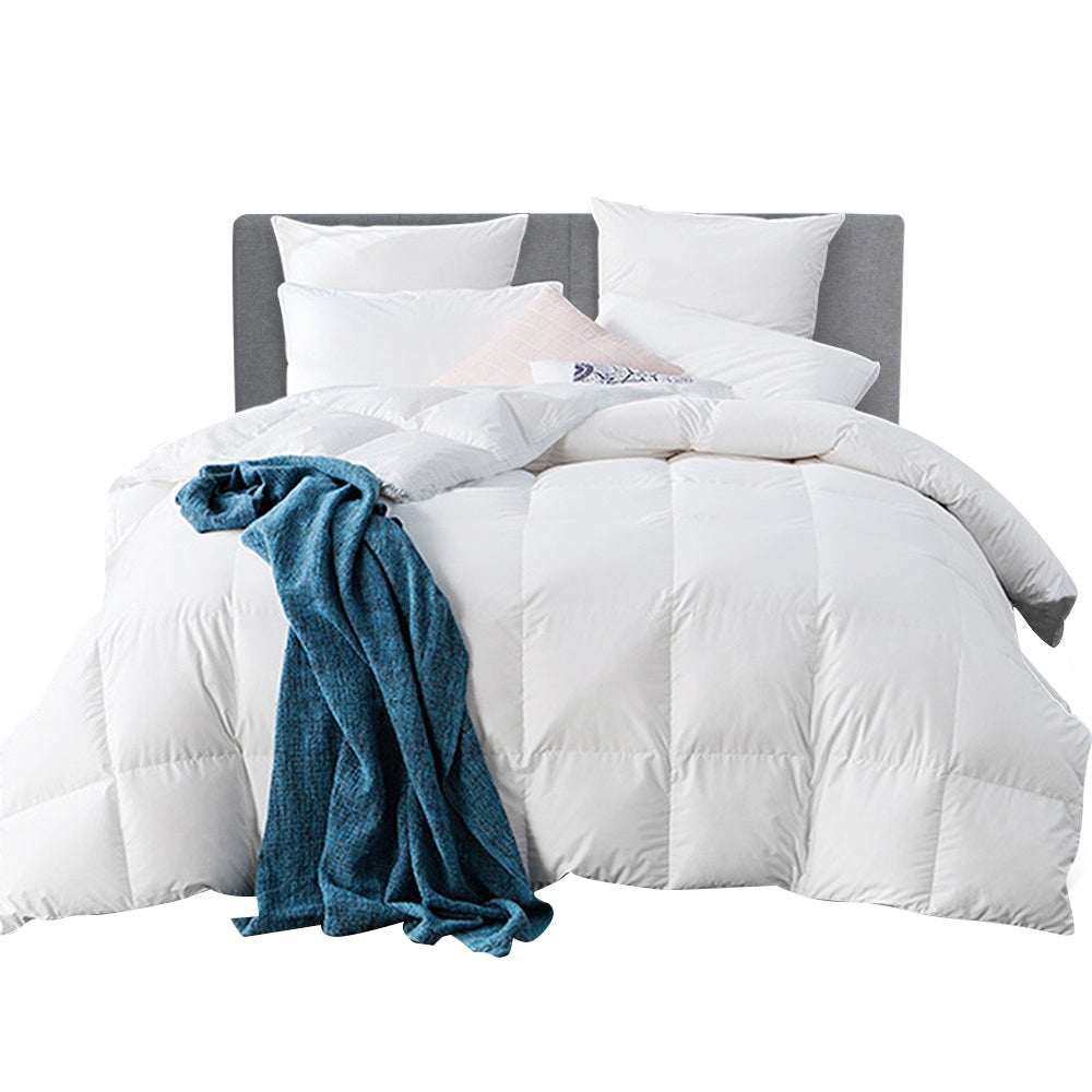 Giselle Bedding 500GSM Goose Down Feather Quilt Super King Chez Guru