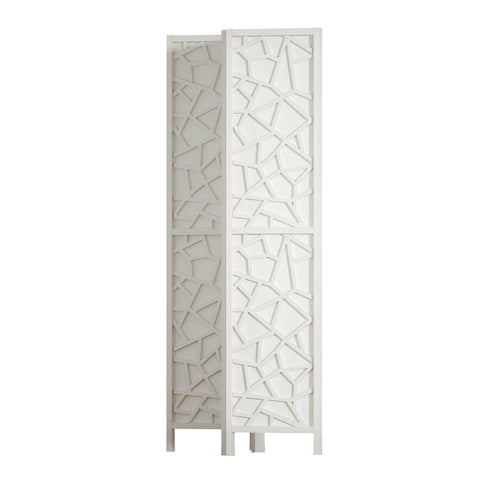Artiss 3 Panel Room Divider Screen 122x170cm Clover White Chez Guru