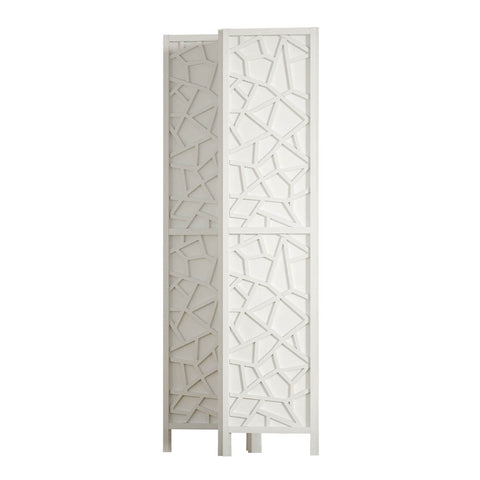 Artiss 4 Panel Room Divider Screen 162x170cm Clover White Chez Guru