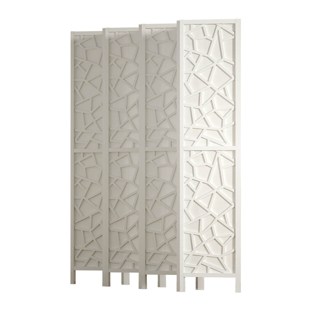 Artiss 8 Panel Room Divider Screen 325x170cm Clover White Chez Guru