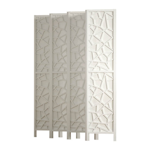 Artiss 8 Panel Room Divider Screen 325x170cm Clover White Chez Guru