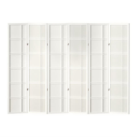 Artiss 6 Panel Room Divider Screen 265x179cm Nova White