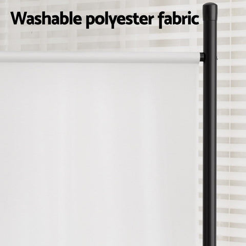 Artiss 3 Panel Room Divider Screen 260x180cm Fabric White Chez Guru