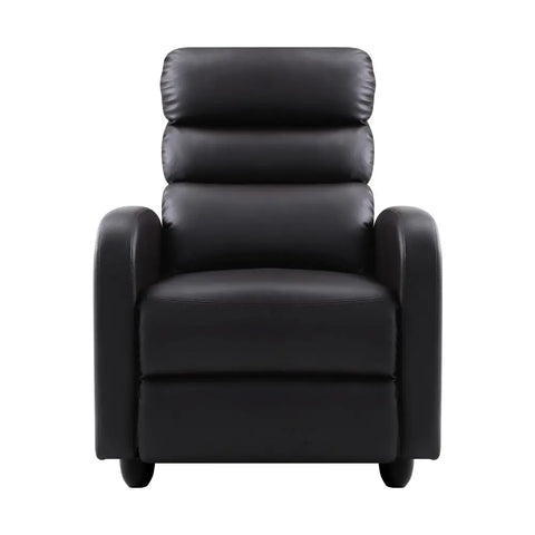 Artiss Recliner Armchair Brown Faux Leather Bolivia - Chez Guru