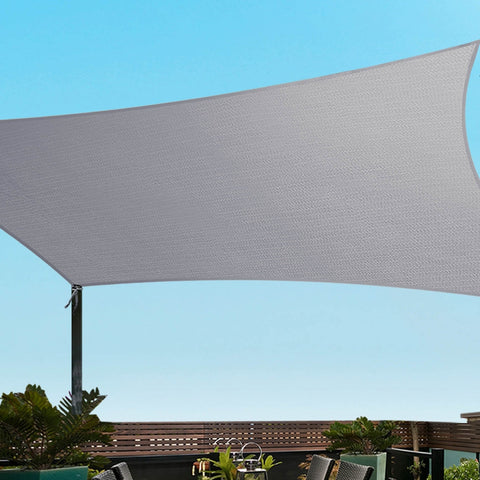 Instahut Waterproof Shade Sail Shade cloth Canopy 220GSM 3x8m Chez Guru