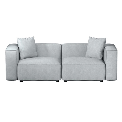 Artiss Modular Sofa Chaise Set 2-Seater Grey Chez Guru